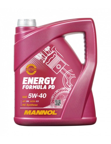 MANNOL OLEJ SILNIKOWY SAMOCHODOWY 5W40 ENERGY FORMULA PD 5 LITRÓW (7913) (SYNTETYCZNY)