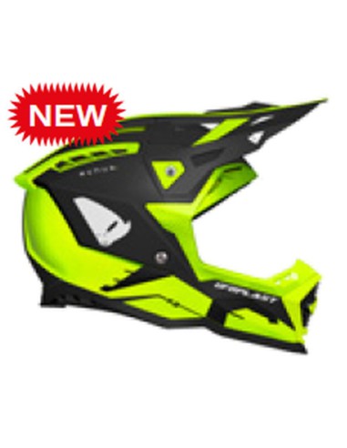 UFO KASK ECHUS CROSS KOLOR CZARNY/ŻÓŁTY FLUO ROZMIAR XL ( ECE 22R06 ) - KOLEKCJA 2024