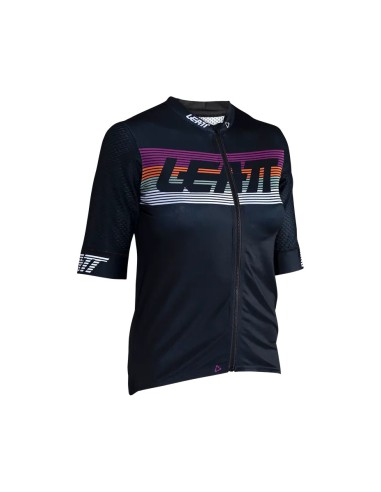 LEATT NOWOŚĆ KOSZULKA ROWEROWA (DAMSKA) MTB ENDURANCE 6.0 WOMAN JERSEY BLACK KOLOR CZARNY ROZMIAR S