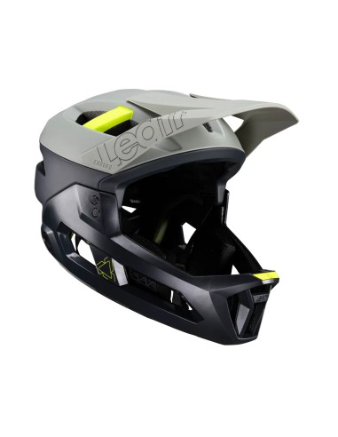 LEATT NOWOŚĆ KASK ROWEROWY MTB ENDURO 3.0 (WYPINANA SZCZĘKA/KASK 3W1) V24 GRANITE KOLOR CZARNY/SZARY ROZMIAR S (51-55 cm)