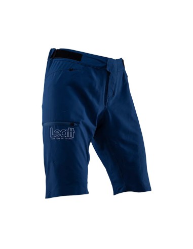 LEATT NOWOŚĆ SPODENKI ROWEROWE MTB ENDURO 1.0 SHORTS DENIM KOLOR GRANATOWY ROZMIAR S