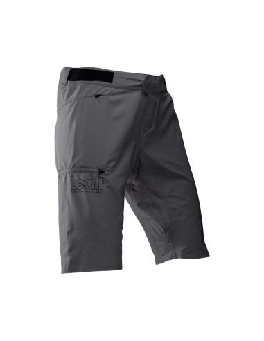 LEATT NOWOŚĆ SPODENKI ROWEROWE MTB ENDURO 1.0 SHORTS GRANITE KOLOR SZARY ROZMIAR S