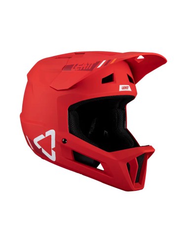 LEATT NOWOŚĆ KASK ROWEROWY MTB GRAVITY 1.0 V24 HELMET RED KOLOR CZERWONY ROZMIAR XL (61-62 cm)