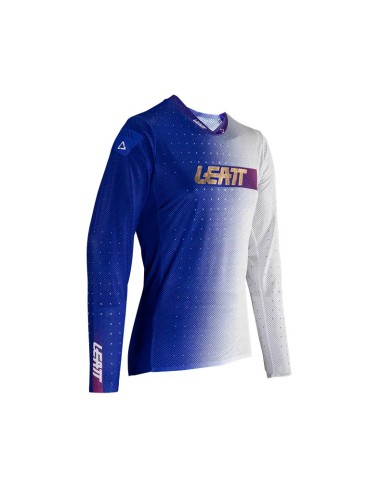 LEATT NOWOŚĆ KOSZULKA ROWEROWA MTB GRAVITY 4.0 JERSEY ULTRABLUE KOLOR NIEBIESKI/BIAŁY ROZMIAR S