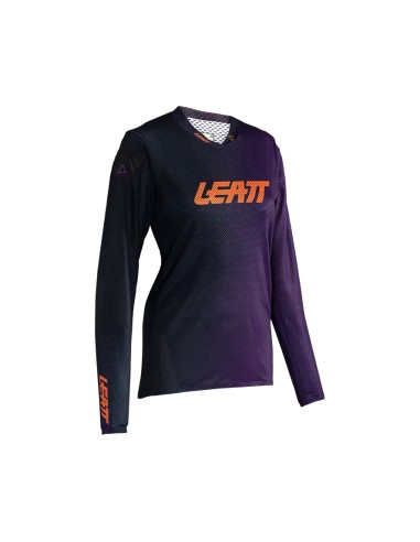 LEATT NOWOŚĆ KOSZULKA ROWEROWA (DAMSKA) MTB GRAVITY 4.0 JERSEY WOMEN PURPLE KOLOR FIOLETOWY ROZMIAR S