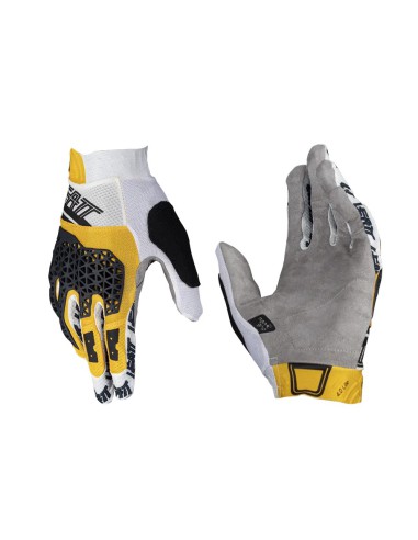 LEATT NOWOŚĆ RĘKAWICE ROWEROWE MTB 4.0 LITE GLOVE GOLD KOLOR BIAŁY/ZŁOTY/CZARNY ROZMIAR S