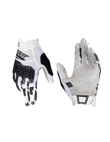 LEATT NOWOŚĆ RĘKAWICE ROWEROWE MTB 4.0 LITE GLOVE WHITE KOLOR BIAŁY/CZARNY ROZMIAR S