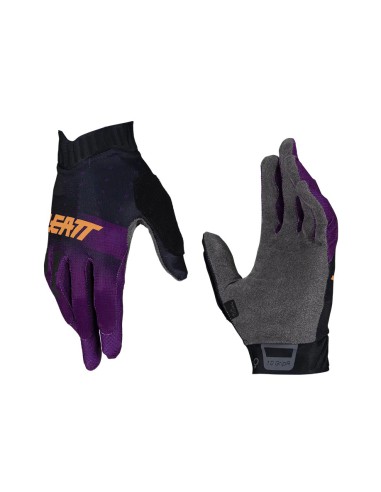 LEATT NOWOŚĆ RĘKAWICE ROWEROWE (DAMSKIE) MTB 1.0 GRIPR WOMEN GLOVE PURPLE KOLOR FIOLETOWY/CZARNY ROZMIAR XS