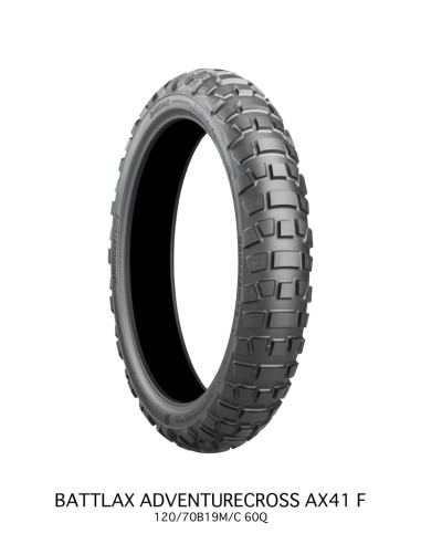 BRIDGESTONE OPONA 100/90-19 BATTLAX ADVENTURECROSS AX41 57Q TL PRZÓD DOT 29/2023