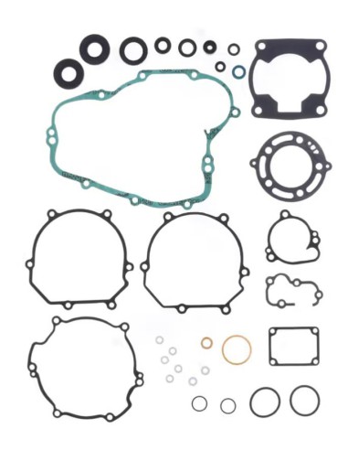 ATHENA KOMPLET USZCZELEK Z USZCZELNIACZAMI OLEJOWYMI KAWASAKI KX100 '14-'21, KX 112 '22-'33