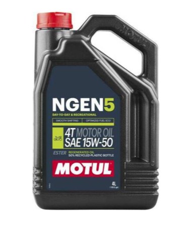 MOTUL OLEJ SILNIK NGEN 5 15W50 4T 4L PÓŁSYNTETYK