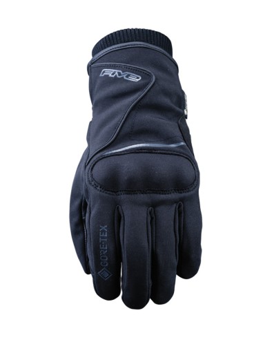 FIVE GLOVES RĘKAWICE SKÓRZANO-TEKSTYLNE STOCKHOLM GTX KOLOR CZARNY ROZMIAR 11 (XL)