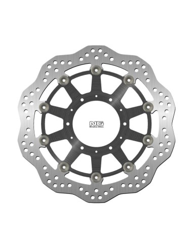 NG TARCZA HAMULCOWA PRZÓD CBR 250RR '16-'21, CBR 300RR '17-'18 (310X94X4,5MM) (6X8,25/6,25) WAVE (ŚRODEK ALUMINIOWY)