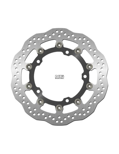 NG TARCZA HAMULCOWA PRZÓD KAWASAKI NINJA 400 / Z 400 '18-'22, ZX-25R '21-'22 (310X141,75X5MM) (5X10,25MM) WAVE (ŚRODEK