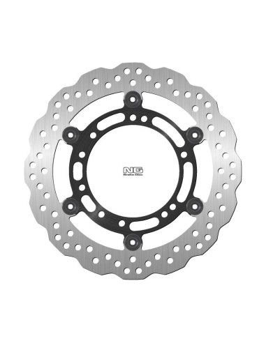 NG TARCZA HAMULCOWA PRZÓD BENELLI BN/BN TNT 302 '14-'19, BN 302R/S '17-'21 (260X112X4MM) (6X8,25MM) WAVE