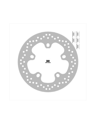 NG TARCZA HAMULCOWA TYŁ INDIAN STANDARD FTR 1200 '18-'23 (260X117,4X5MM) (5X13,8X16,4MM)