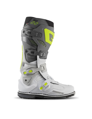 GAERNE BUTY CROSS/ENDURO MODEL SG-22 ANTHRACITE/WHITE/GREY KOLOR SZARY/BIAŁY/ŻÓŁTY ROZMIAR 42