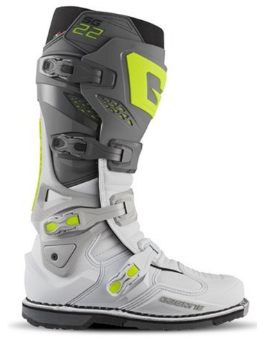 GAERNE BUTY CROSS/ENDURO MODEL SG-22 ANTHRACITE/WHITE/GREY KOLOR SZARY/BIAŁY/ŻÓŁTY ROZMIAR 43