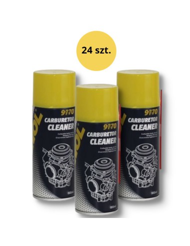 MANNOL CARBURETOR CLEANER SPRAY DO CZYSZCZENIA GAŹNIKA 600 ML (9770) (24) KARTON 24 SZTUKI (PAKIET)