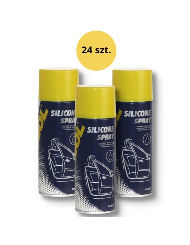 MANNOL SILICONE SPRAY 450ML (9963) (24) KARTON 24 SZTUKI (PAKIET)