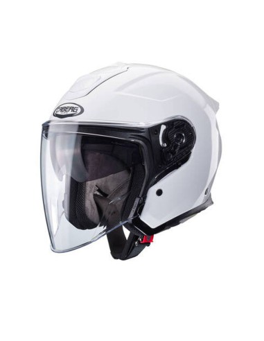 CABERG KASK OTWARTY JET OTWARTY FLYON II WHITE KOLOR BIAŁY POŁYSK ROZMIAR S