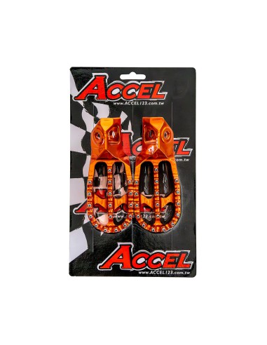 ACCEL 2024/01 PODNÓŻKI KTM SX / SXF / XC / XCF 125 / 250 / 250 / 300 / 350 / 450 '23, HUQVARNA TC / TX / FC / FX 125 / 250 / 300