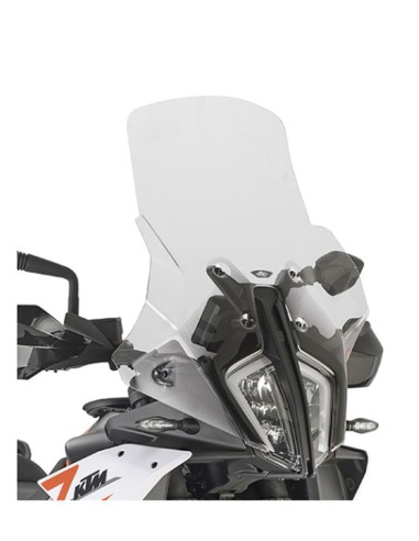 KAPPA 2024/01 SZYBA KTM 790 / 890 ADVENTURE '23-, 890 SMT '23-, 38,5 X 51 CM PRZEZROCZYSTA