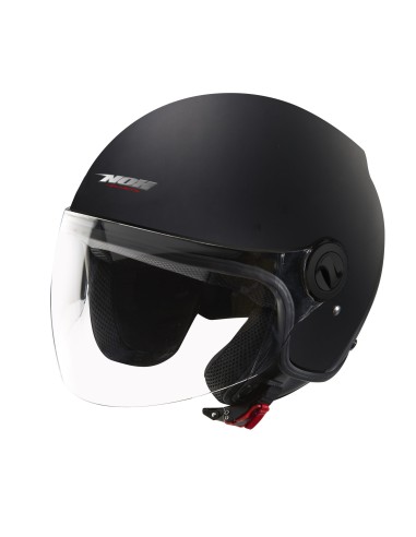 NOX KASK OTWARTY JET N608 KOLOR CZARNY MAT ROZMIAR S