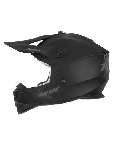 NOX KASK CROSS / OFFROAD N633 SOLID KOLOR CZARNY MAT ROZMIAR L (ZAPIĘCIE MIKROMETRYCZNE)