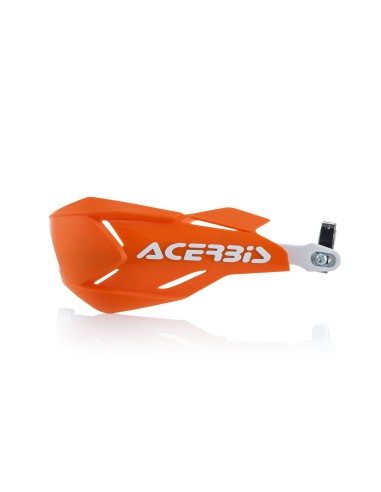 ACERBIS OSŁONY RĄK (HANDBARY) X-FACTORY Z RDZENIEM ALUMINIOWYM KOLOR POMARAŃCZOWO BIAŁY