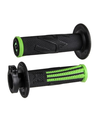 ODI MANETKI OFF ROAD EMIG PRO V2 LOCK-ON GRIP KOLOR CZARNY ZIELONY