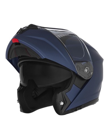 NOX KASK SZCZĘKOWY (FLIP-UP) Z BLENDĄ N968 KOLOR NIEBIESKI MAT ROZMIAR M