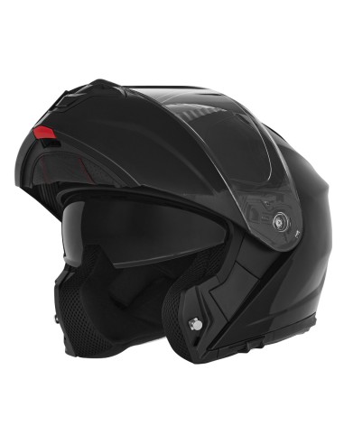 NOX KASK SZCZĘKOWY (FLIP-UP) Z BLENDĄ N968 KOLOR CZARNY POŁYSK ROZMIAR M