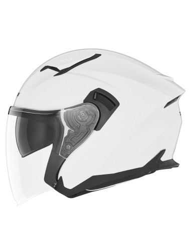 NOX KASK OTWARTY JET Z BLENDĄ N130 SOLID KOLOR BIAŁY POŁYSK ROZMIAR XS