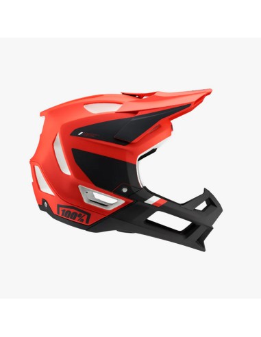 100 PROCENT MTB KASK ROWEROWY MODEL TRAJECTA RED FLUO/BLACK KOLOR CZERWONY FLUO/CZARNY ROZMIAR S (52-56 CM)