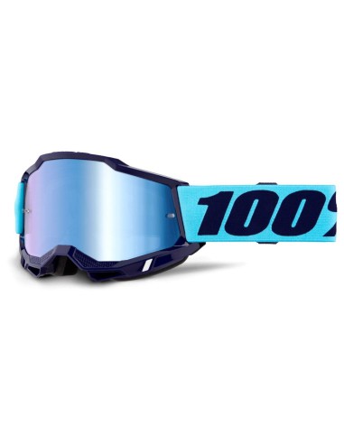 100 PROCENT GOGLE MODEL ACCURI 2 VAULTER - MIRROR BLUE LENS KOLOR NIEBIESKI/GRANATOWY SZYBA NIEBIESKIE LUSTRO