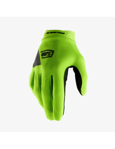 100 PROCENT RĘKAWICE CROSS/ENDURO MODEL RIDECAMP GLOVES FLUO YELLOW KOLOR ŻÓŁTY FLUO/CZARNY ROZMIAR XL