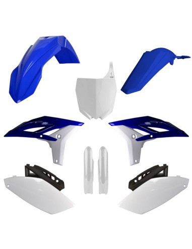 POLISPORT KOMPLET PLASTIKÓW (FULL KIT) YAMAHA YZ 250F '10-'13 W ZESTAWIE TABLICA PRZEDNIA (8678400001) I OSŁONY AMORTYZARORÓW