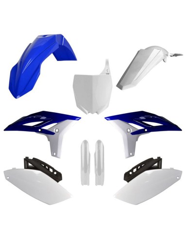 POLISPORT KOMPLET PLASTIKÓW (FULL KIT) YAMAHA YZ 250F '10-'13 W ZESTAWIE TABLICA PRZEDNIA (8678400001) I OSŁONY AMORTYZARORÓW