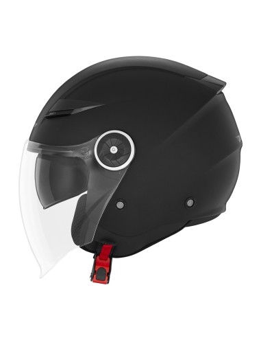 NOX KASK OTWARTY JET Z BLENDĄ N181 SOLID KOLOR CZARNY MAT ROZMIAR XS