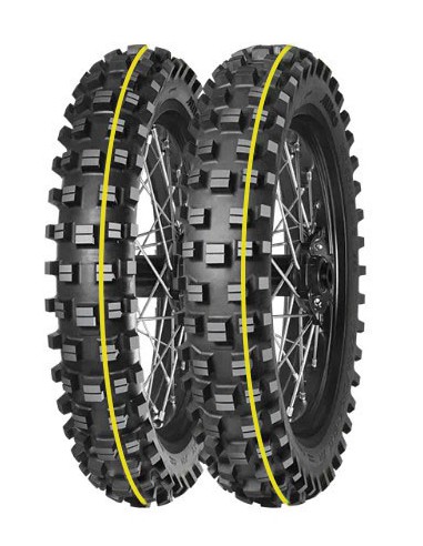 MITAS OPONA 110/90-19 TERRA FORCE-EX XT SUPER 62R TT (ŻÓŁTY PASEK) TYŁ DOT 01-02/2024 (460105) (zamiennik:70000285)