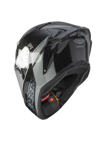 CABERG KASK INTEGRALNY Z BLENDĄ MODEL DRIFT EVO II CARBON NOVA GREY (PINLOCK) KOLOR CZARNY/SZARY ROZMIAR M (PINLOCK W ZESTAWIE)