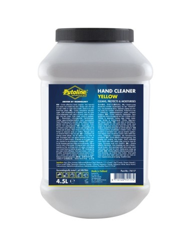 PUTOLINE ŚRODEK DO CZYSZCZENIA RĄK HAND CLEANER YELLOW 4,5L