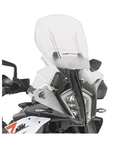 KAPPA 2024/06 SZYBA AIRFLOW (REGULOWANA) KTM 790 / 890 ADVENTURE '23-, (MAX 37 X 49 CM) REGULOWANA AIRFLOW (12 CM ZAKRES