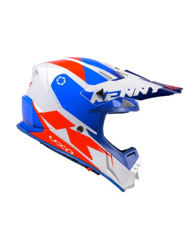 KENNY RACING KASK CROSS/ENDURO MODEL TRACK PATRIOT KOLOR NIEBIESKI/BIAŁY/CZERWONY ROZMIAR S ( 55 - 56 CM )