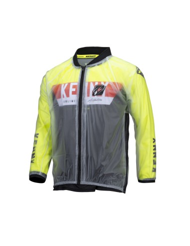 KENNY RACING KURTKA PRZECIWDESZCZOWA KOLOR TRANSPARENTNY/CZARNY ROZMIAR XL