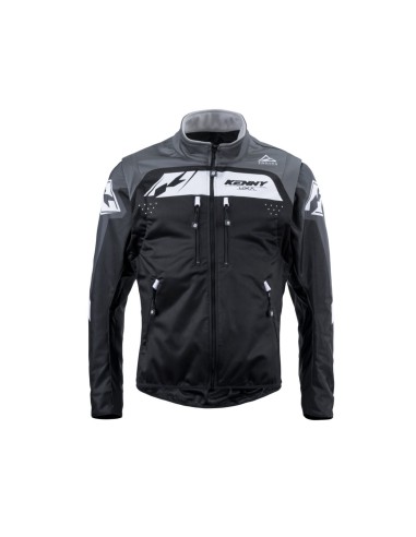 KENNY RACING KURTKA ADVENTURE/ENDURO MODEL SOFTSHELL GREY KOLOR CZARNY/SZARY/BIAŁY ROZMIAR XL