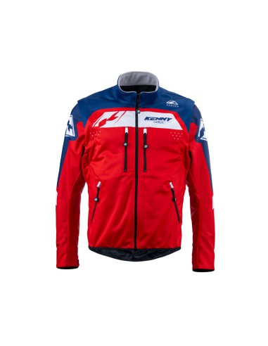 KENNY RACING KURTKA ADVENTURE/ENDURO MODEL SOFTSHELL RED KOLOR CZERWONY/NIEBIESKI/BIAŁY ROZMIAR M