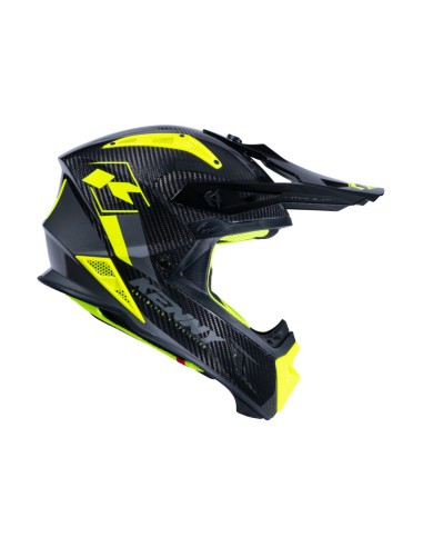 KENNY RACING KASK CROSS/ENDURO MODEL TITANIUM CARBON MIPS NEON YELLOW KOLOR CZARNY/ŻÓŁTY FLUO ROZMIAR S ( 55 - 56 CM )