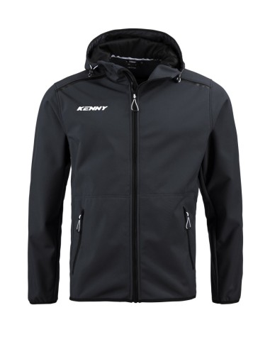 KENNY RACING KURTKA PRZECIWDESZCZOWA SOFTSHELL MODEL CORE BLACK KOLOR CZARNY ROZMIAR L